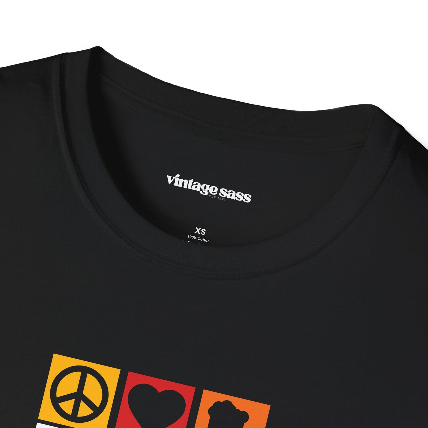 Peace, Love, Beer Graphic Tee