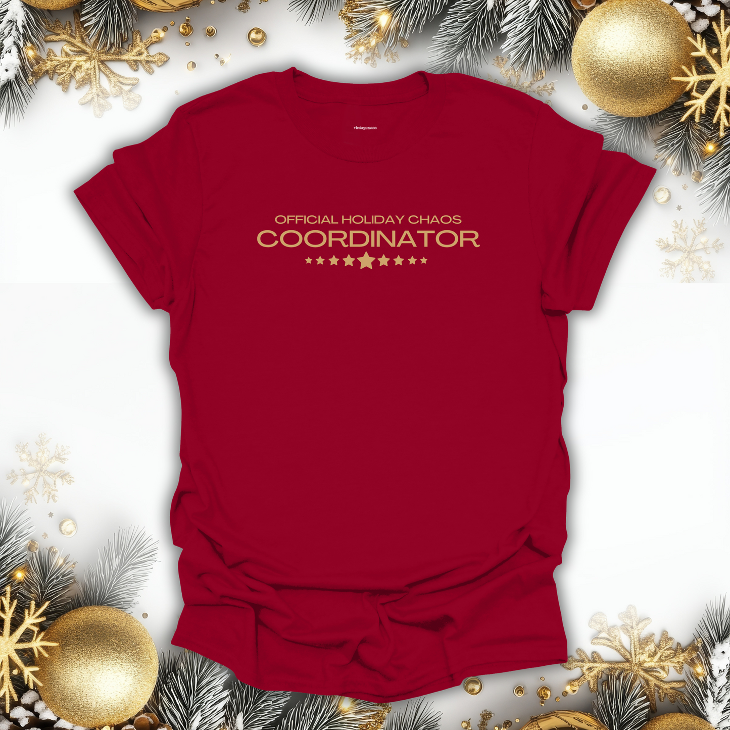 Holiday Chaos Coordinator Tee