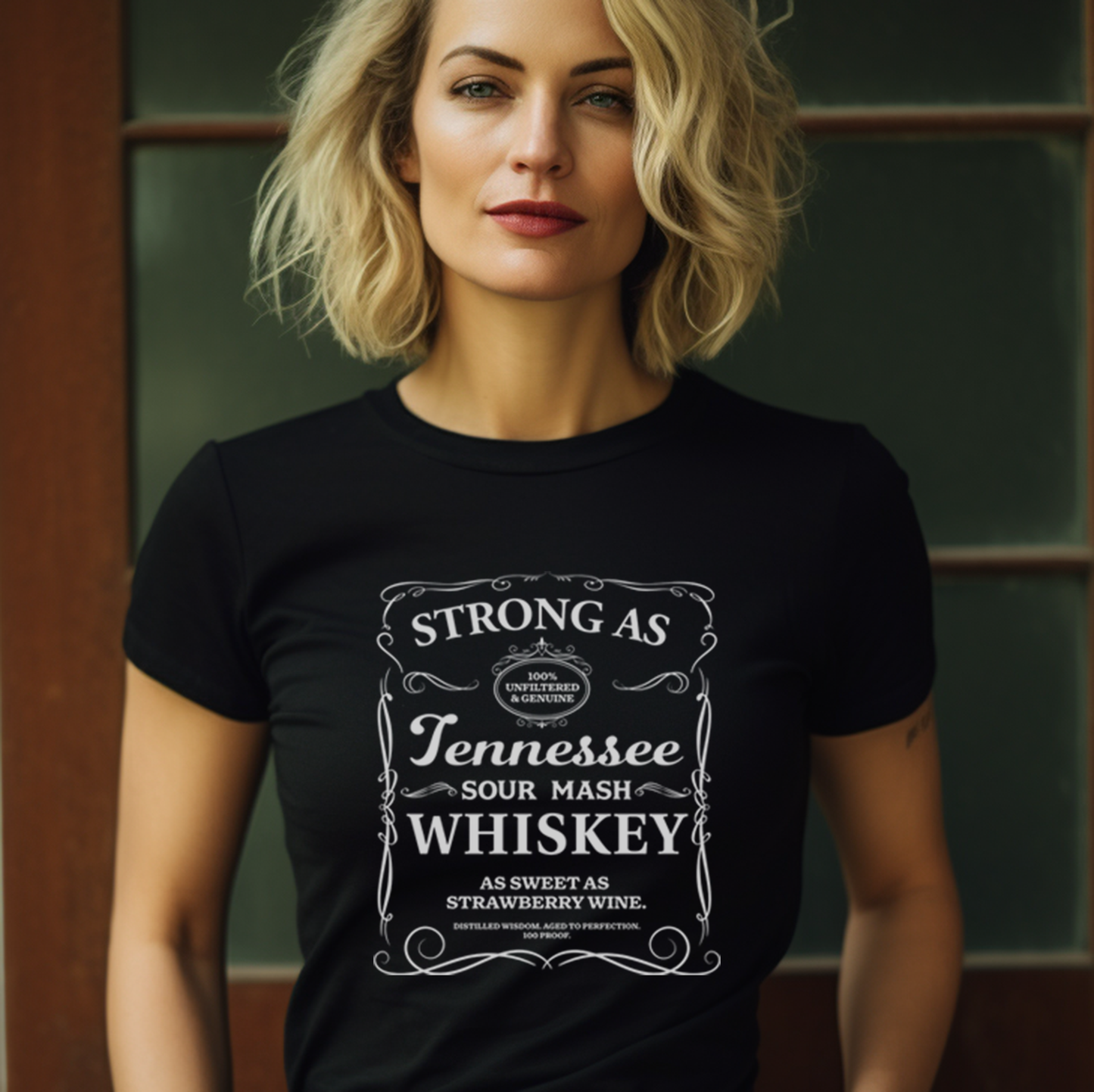 Strong as Whiskey Graphic Tee